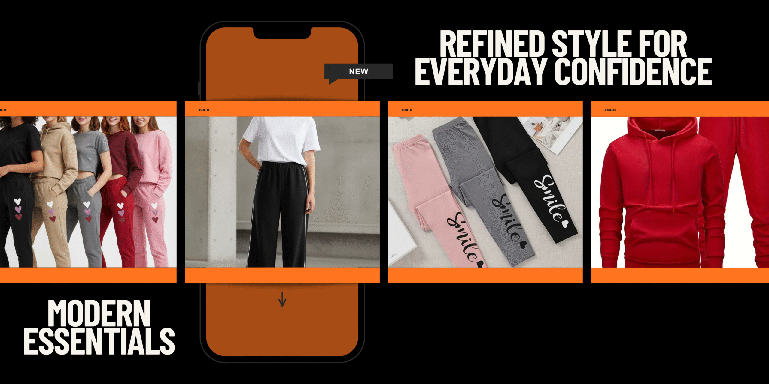 Beige Aesthetic New Arrival Fashion Banner Landscape